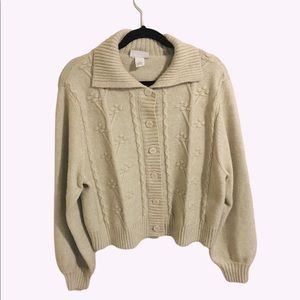 MONKI knit cardigan / size L